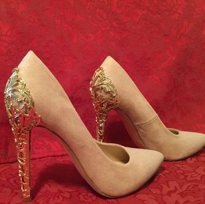 Sarina Embellished Heel Pumps